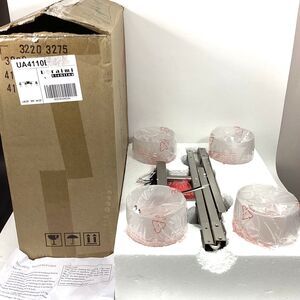 Doraimi Lighting - 4-Light Fixture - Frosted Glass - 4110B4 - New Open Box